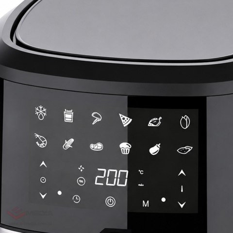 30x Frytkownica Beztłuszczowa Air Fryer 6L Frytownica 1500W 12 Programów Mocna