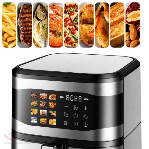 30x Frytkownica Beztłuszczowa Air Fryer 8L Frytownica 1700W 12 Programów Mocna