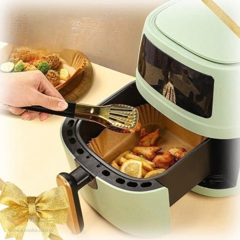 Wkład Air Fryer Papier Wkłady Papierowe do Frytkownicy Betłuszczowej 16x16cm 34g 100szt.