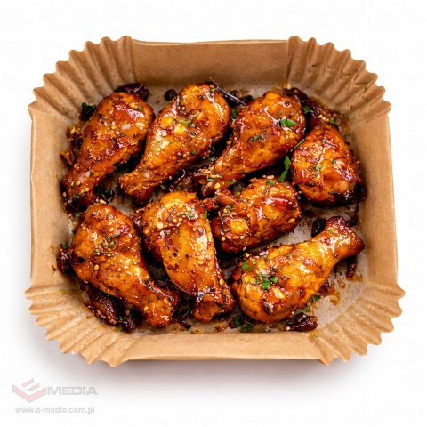 Wkład Air Fryer Papier Wkłady Papierowe do Frytkownicy Betłuszczowej 16x16cm 34g 100szt.