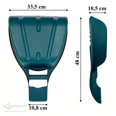 160x Zgarniacz Zbieracz Liści Plastikowe Grabie do Trawy do Ogrodu Chwytak Duże