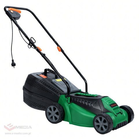 24X Kosiarka Elektryczna Lekka Mocna do Koszenia Trawy Duży Kosz 30L 1600W 32cm