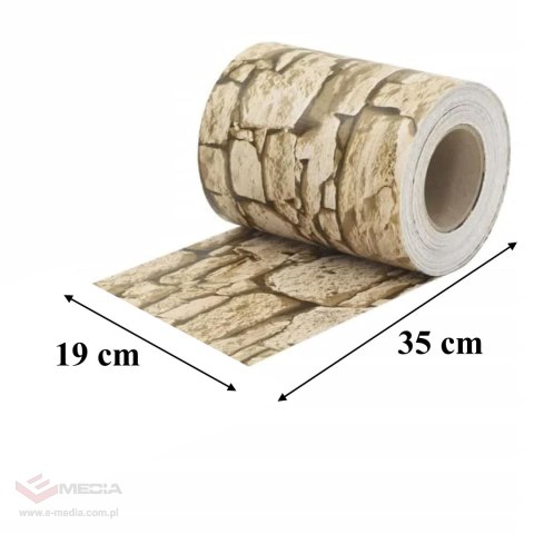 336 x Taśma Ogrodzeniowa 19cm x 35m Osłona Panelowa na Ogrodzenie Płot UV Kamień