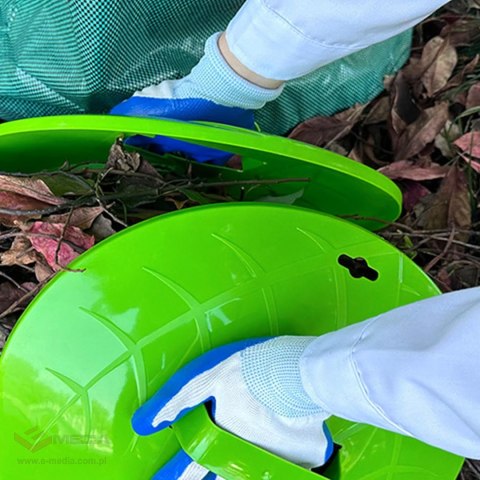 432x Zgarniacz Zbieracz Liści Plastikowe Grabie do Trawy do Ogrodu Chwytak