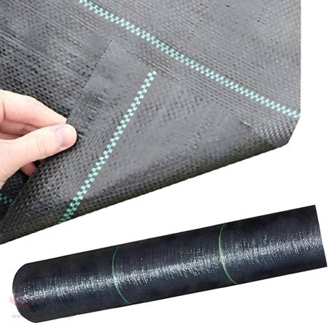 60x Agrowłóknina 90G 1,6x50m Czarna UV Agrotkanina Mata Antychwastowa