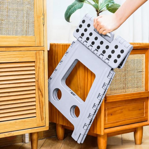 Taboret Stołek Sładany Antypoślizgowy Krzesło Podest Schodek 39 cm