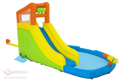 Bestway 53478 Plac Zabaw Park Wodny Dmuchany ze Zjeżdzalnią + Dmuchawa