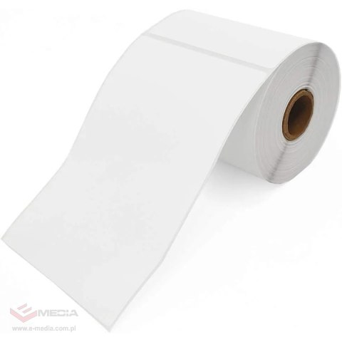 Karton 24 Rolek Etykiety Termiczne Samoprzylepne Białe 100x150 500 szt Perforacja Rolka