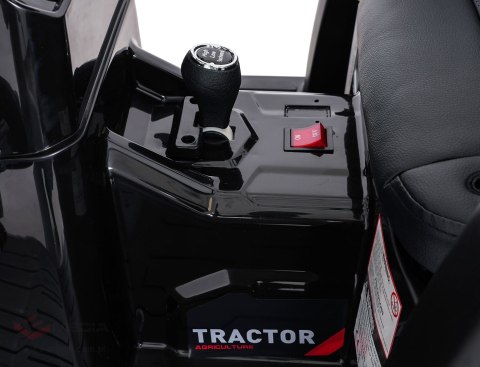Pojazd MEGA Traktor D68 Z Przyczepką Niebieski