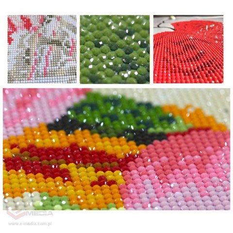 HAFT DIAMENTOWY 30x30 DIAMOND PAINTING MOZAIKA DIAMENTOWA OBRAZ ANIME