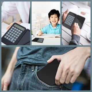 Kalkulator 2w1 Naukowy Szkolny Biurowy z Notatnikiem Rysik Notes Notatnik