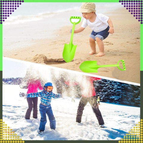 Łopatka Łopata Szpadel do Piasku na Plażę Piaskownice Mocna duża 51 cm