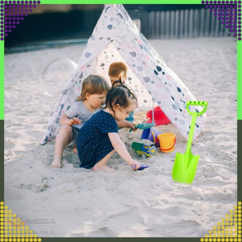 Łopatka Łopata Szpadel do Piasku na Plażę Piaskownice Mocna duża 51 cm