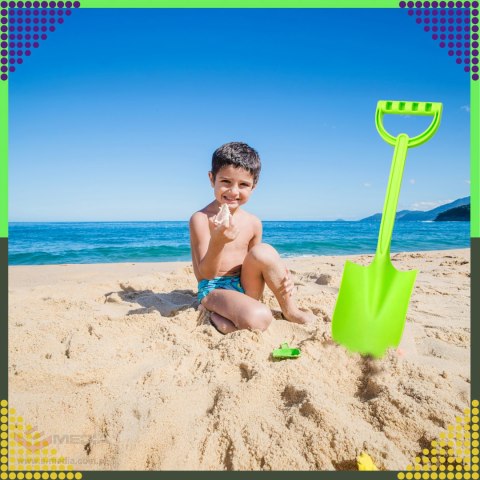 Łopatka Łopata Szpadel do Piasku na Plażę Piaskownice Mocna duża 51 cm