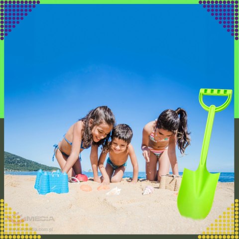 Łopatka Łopata Szpadel do Piasku na Plażę Piaskownice Mocna duża XXL 64 cm