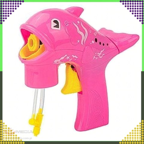 Pistolet na Bańki Maszyna do Baniek Mydlanych Generator Delfin Płyn