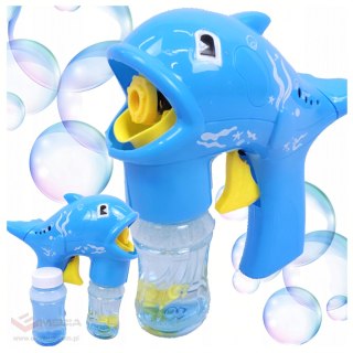 Pistolet na Bańki Maszyna do Baniek Mydlanych Generator Delfin Płyn