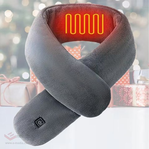 Podgrzewany Szalik Elektryczny Szal Grzewczy Ocieplacz Ogrzewacz Zimowy USB