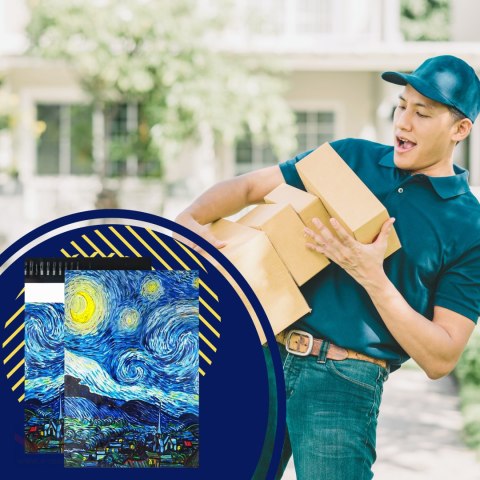 FOLIOPAKI KURIERSKIE MOCNE KOPERTY FOLIOWE 255x370 NOC 50SZT.