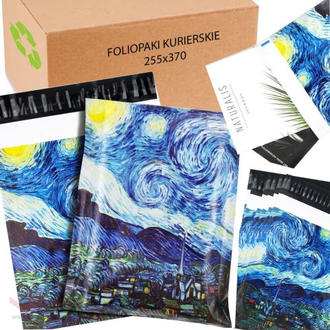 FOLIOPAKI KURIERSKIE MOCNE KOPERTY FOLIOWE 255x370 NOC 50SZT.