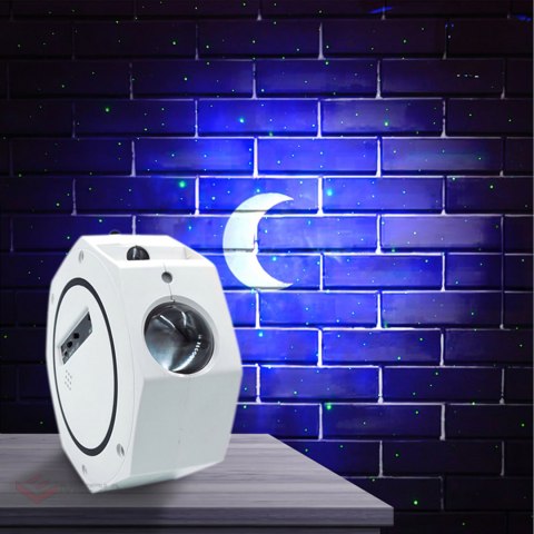 Projektor Gwiazd Rzutnik Nieba Lampka Led Nocna Relaksacyjna + Pilot