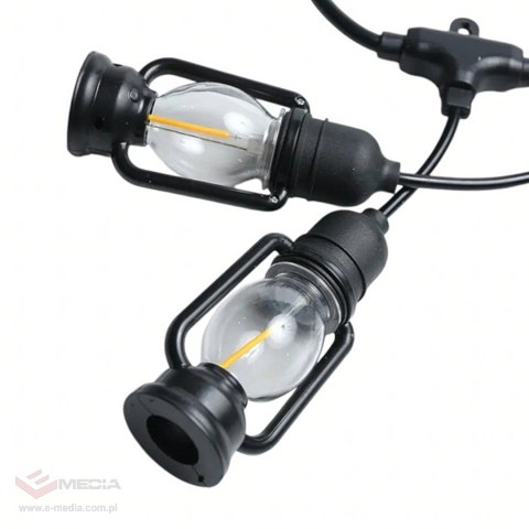 Girlanda Swietlna Lampki Dekoracyjne Led 10 szt Latarenki Ogrodowe 10cm 5m