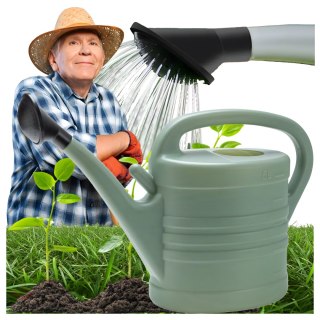 Konewka Ogrodowa 5L Owalna Plastikowa do Podlewania z Sitkiem Podlewaczka