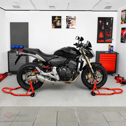 Stojak Motocyklowy Podnośnik Serwisowy Przód Tył Regulowany 450kg Uniwersalny