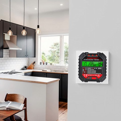 Tester Napięcia Gniazd Sieciowych Elektrycznych Gniazdek Kontaktów LCD RCD