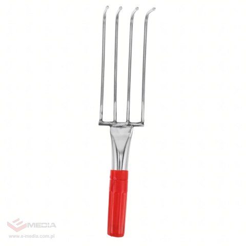 Grabki Ogrodowe Ogrodnicze Metalowe Pazurki do Grabienia Spulchniania 4 Zębne 32 cm