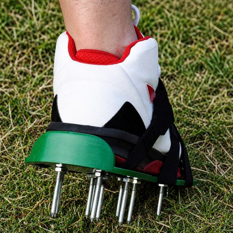 Aerator Nakładki Buty z Kolcami do Napowietrzania Gleby Nakłuwacz Trawnika