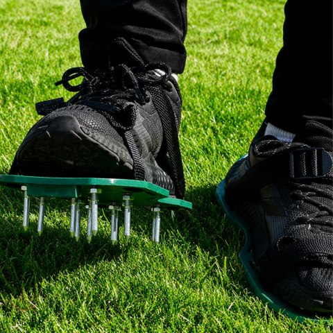 Aerator Nakładki Buty z Kolcami do Napowietrzania Gleby Nakłuwacz Trawnika