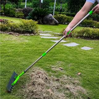 Aerator Wertykulator Ręczny Grabie Wahadłowe do Trawy Ziemi Stalowe 130cm