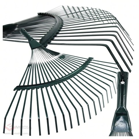 Grabie do Liści Trawy Wachlarzowe 42cm Ogrodowe z Kijem Teleskopowym 150 cm