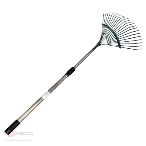 Grabie do Liści Trawy Wachlarzowe 42cm Ogrodowe z Kijem Teleskopowym 150 cm