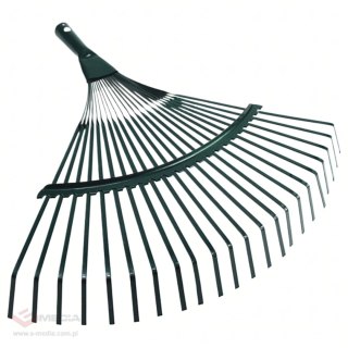 Grabie do Liści Trawy Wachlarzowe 42cm Ogrodowe z Trzonkiem Drewnianym 120cm