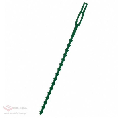 Opaski Ogrodowe 100szt Zaciskowe do Spinania Roślin Kwiatów Regulowane 23cm