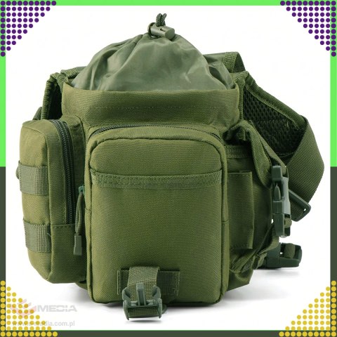 Torba Saszetka Biodrowa na Nogę Wojskowa Taktyczna Pojemna Militarna