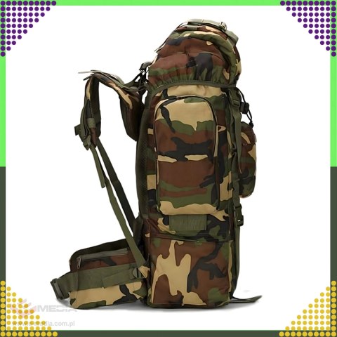 Plecak Taktyczny Wojskowy Militarny Turystyczny Survivalowy Górski Duży 65L
