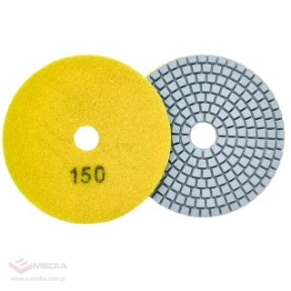 10x Tarcza Diamentowa Polerska 80mm do Szlifowania Gresu Płytek Na Rzep 150