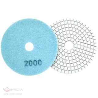 10x Tarcza Diamentowa Polerska 80mm do Szlifowania Gresu Płytek Na Rzep 2000