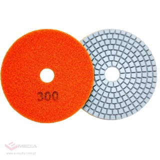 10x Tarcza Diamentowa Polerska 80mm do Szlifowania Gresu Płytek Na Rzep 300