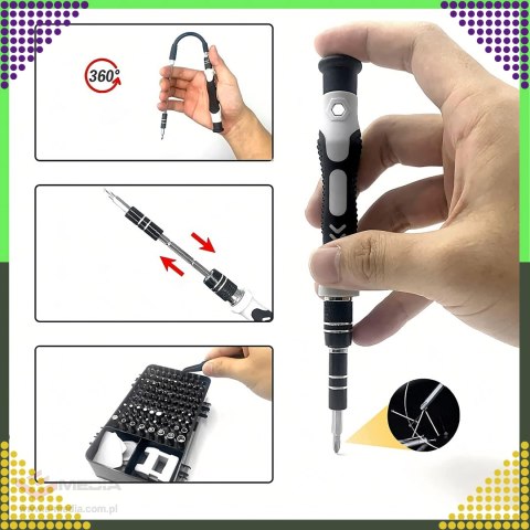 Zestaw Śrubokrętów Precyzyjnych Wkrętaki Torx Śrubokręty Precyzyjne 118w1