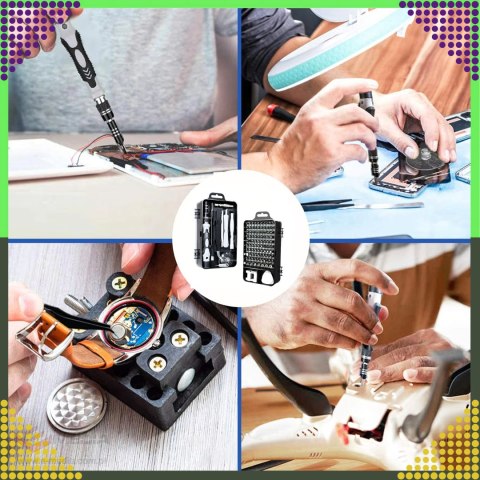 Zestaw Śrubokrętów Precyzyjnych Wkrętaki Torx Śrubokręty Precyzyjne 118w1