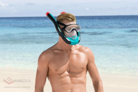 Bestway 24060 Maska do Nurkowania Pełnotwarzowa Maska ​​Do Snorkelingu S/M