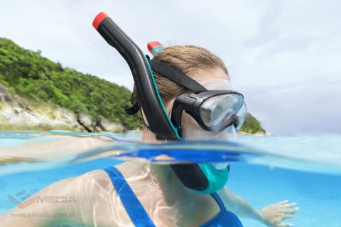 Bestway 24060 Maska do Nurkowania Pełnotwarzowa Maska ​​Do Snorkelingu S/M