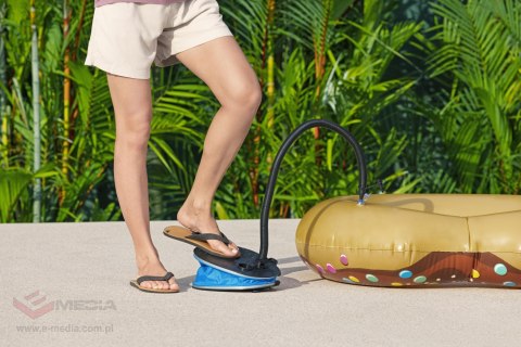 Bestway 62005 Pompka Nożna Miechowa do Materacy Basenów 16L Cykl 22 x 18 cm