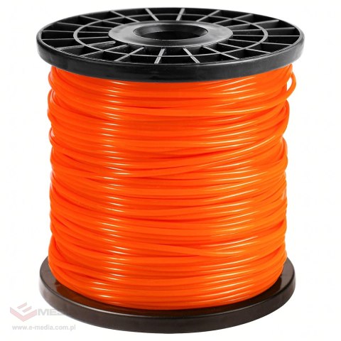 Mocna Żyłka Tnąca do Głowic Podkaszarki Kosy Koszenia 2,4mm x 100m 5-Kątna