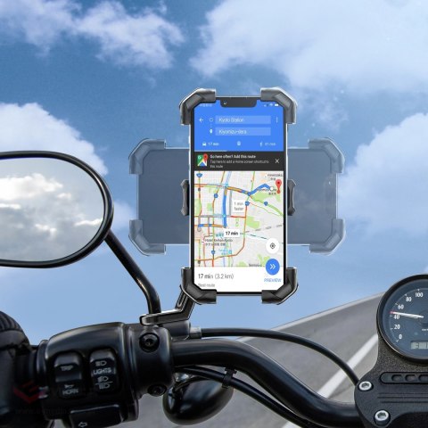 Joyroom uchwyt na telefon do motocykla czarny (JR-ZS288-m)