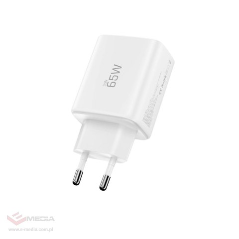 Ładowarka sieciowa Tech-Protect NCA65W-GAN 3-Porty 65W - biała